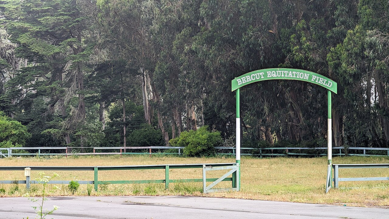 ercut Equitation Field in Golden Gate Park in San Francisco