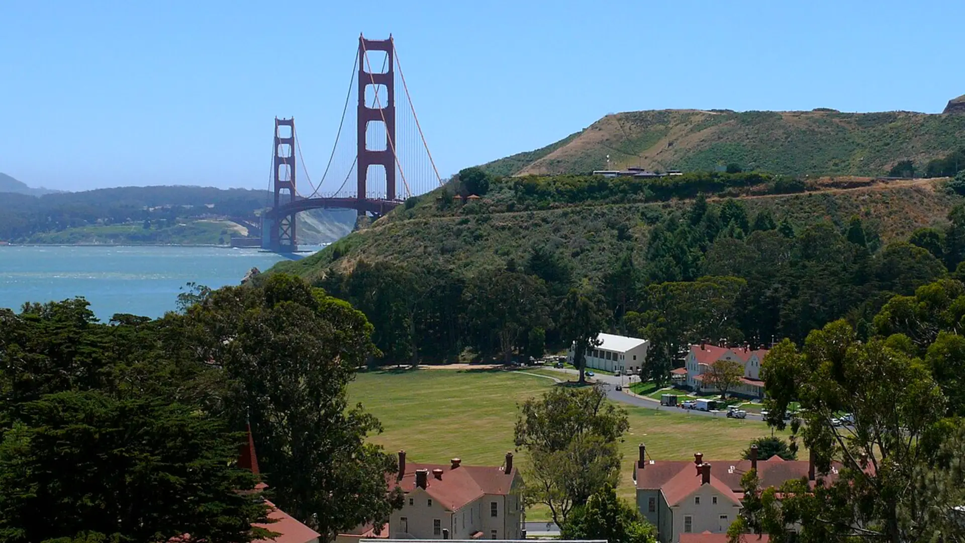 Fort Baker with the Golden Gate Bridge view