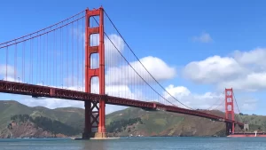 Golden Gate Bridge viewed from Fort Point